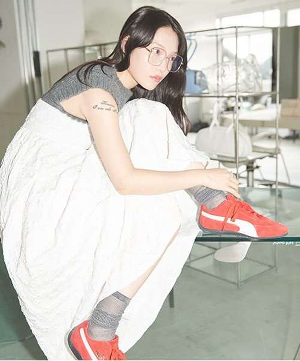 Flower Jacquard Camisole One-Piece Dress,Black, large image number 13