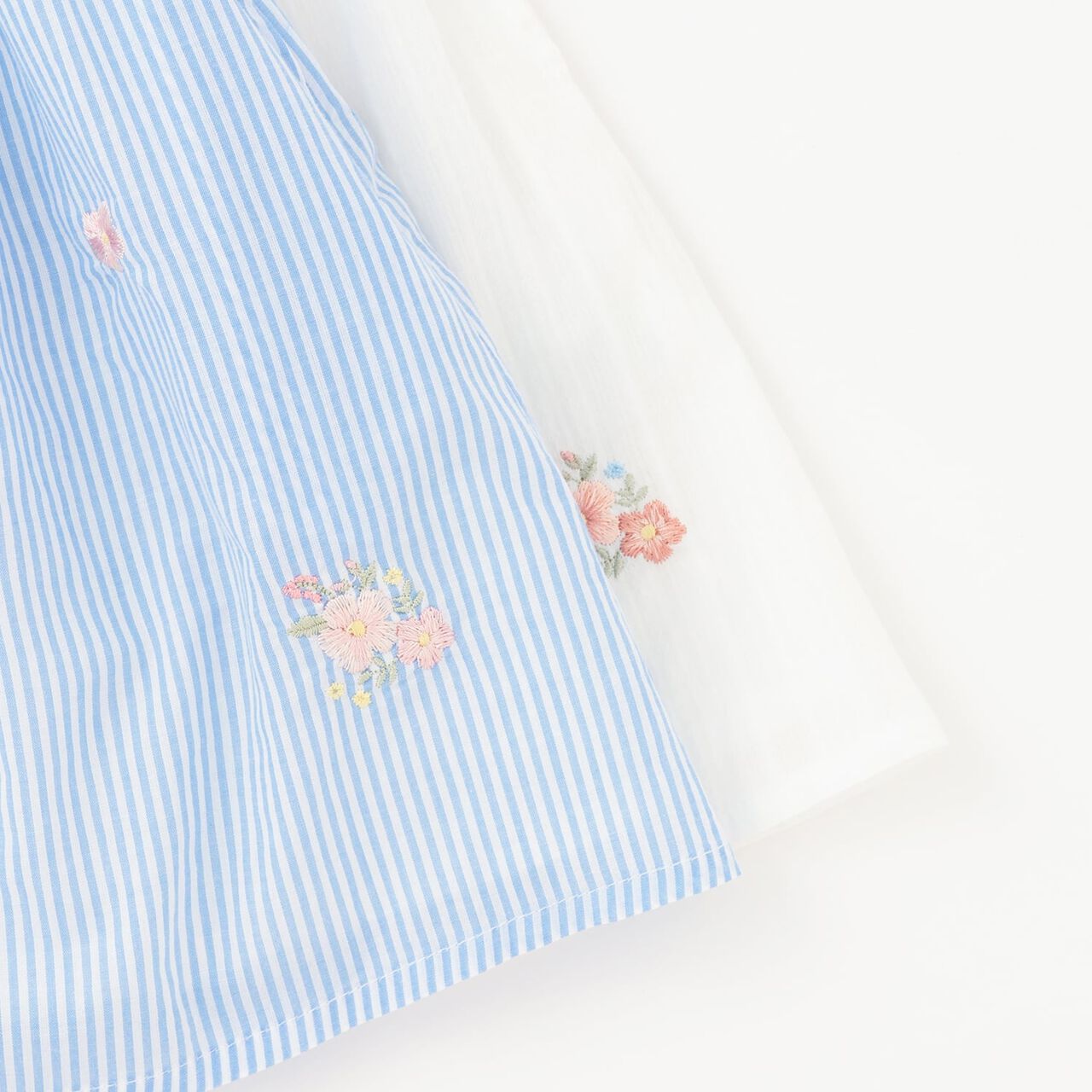 [Sanrio Characters] Embroidered Puff One-Piece Dress,Blue, large image number 10