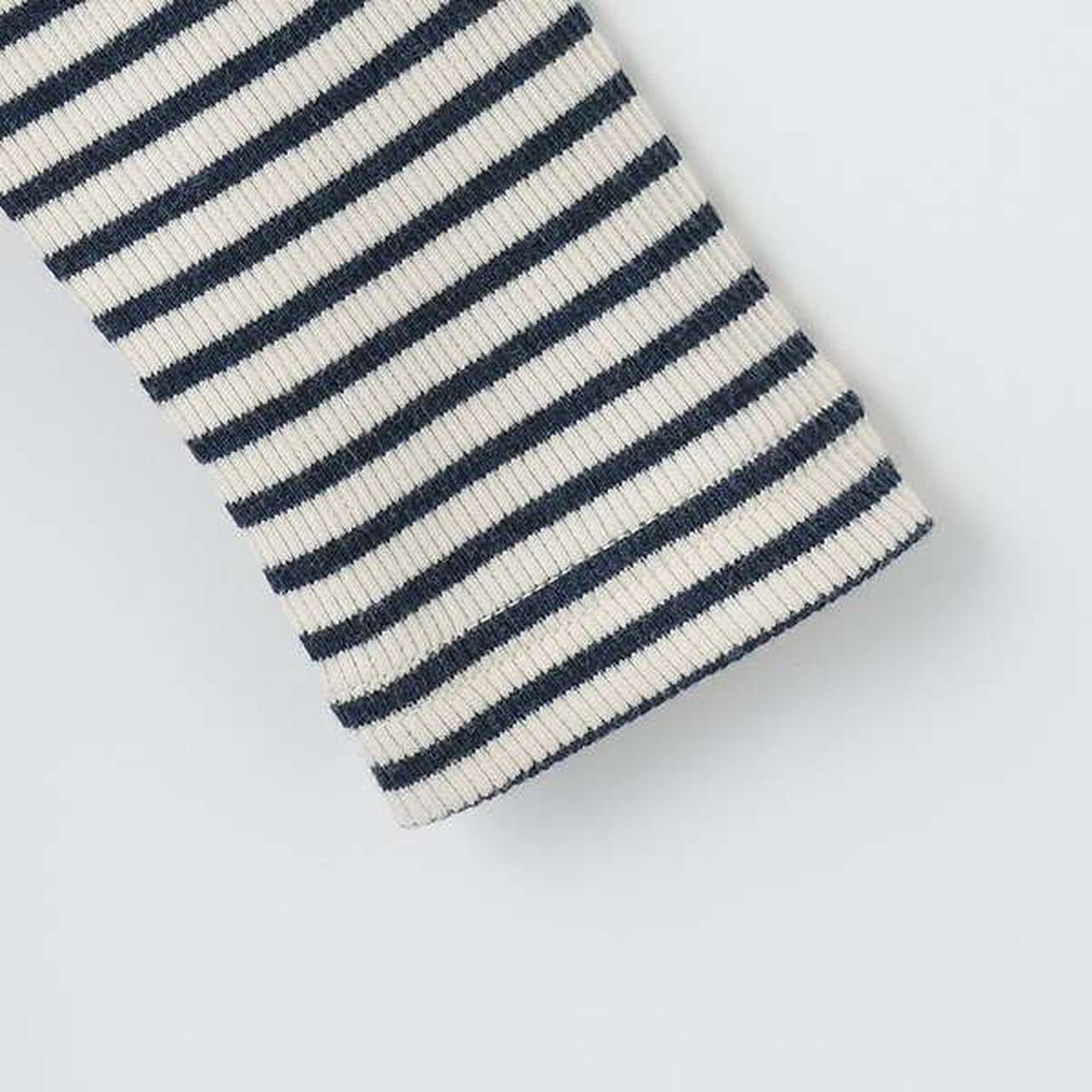 [Made in Japan] Stripe Pattern Long-Sleeve One-Piece Dress,Pink, large image number 4