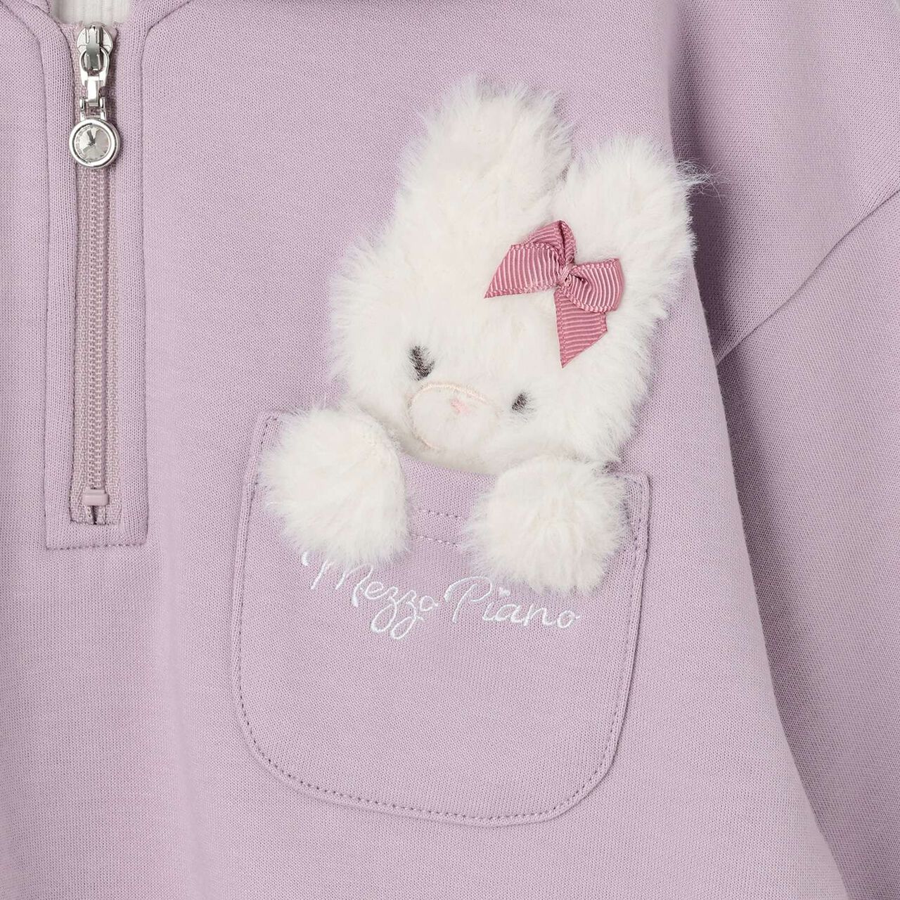 [Restock] Short Sailor Pullover & Long-Sleeve Petite High-Neck Set,Lilac, large image number 6