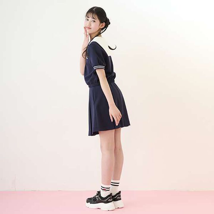 Dad Sneakers with Pearl Charm,White, medium image number 31