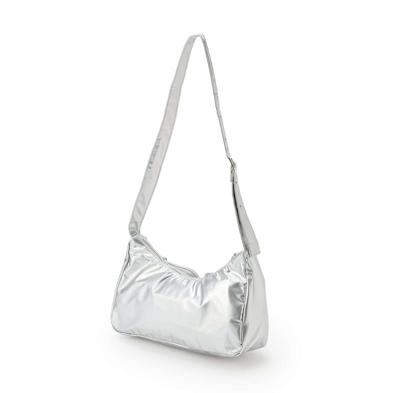 [LTXC] Front Pocket Buckle Shoulder Bag,Blue, large image number 1