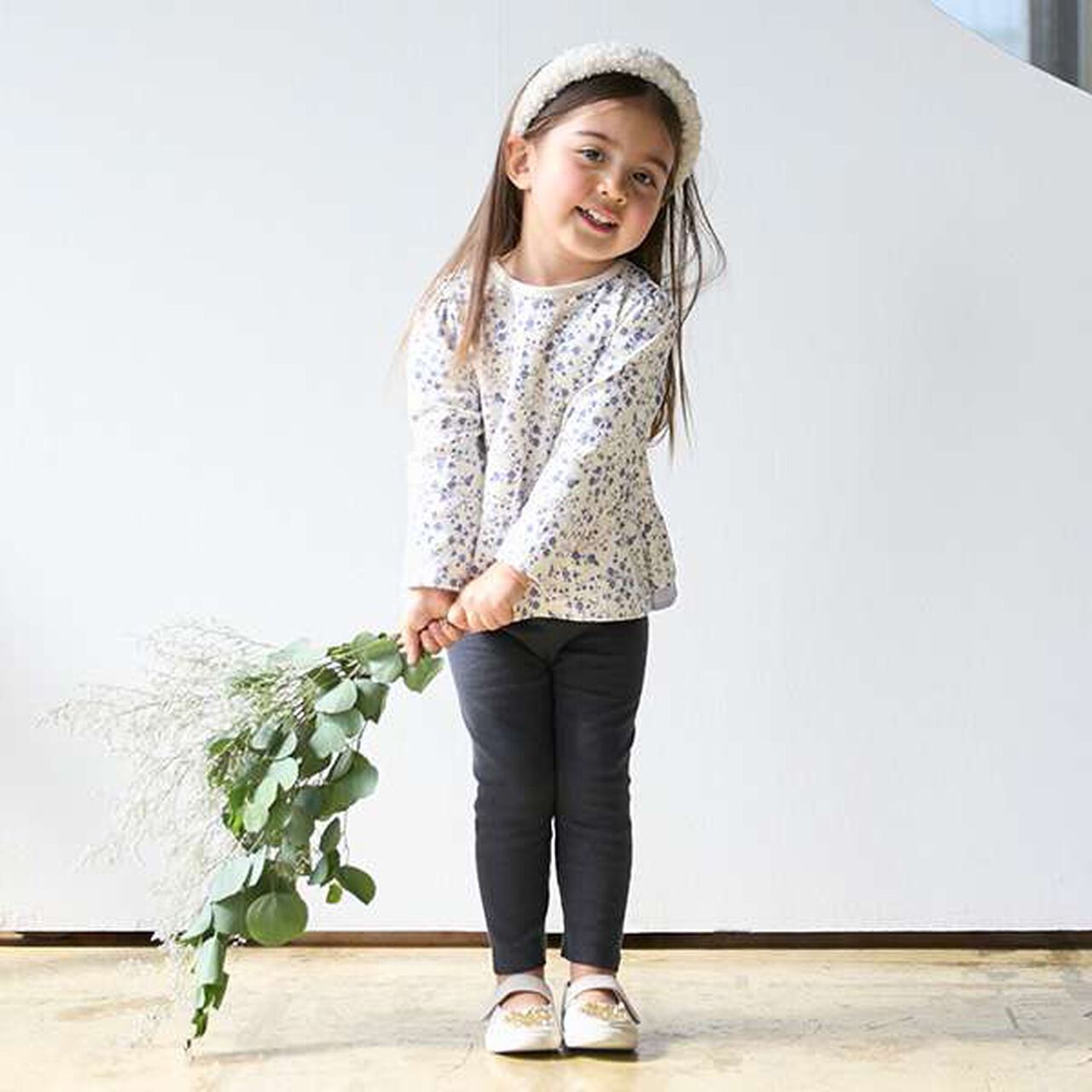 Organic Heart Stitch Leggings,Black, large image number 0