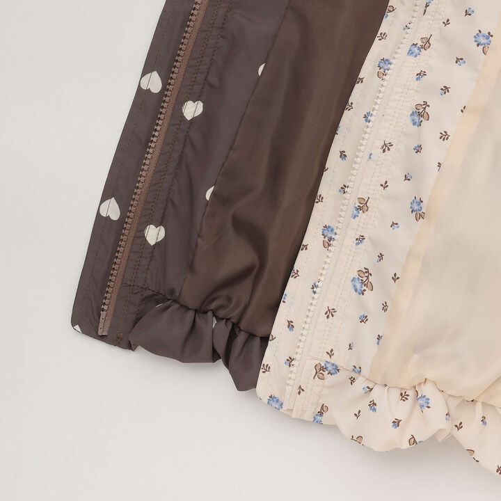 [Light & Fluffy/Water-Repellent] Peplum Windbreaker,Mocha tea, medium image number 15