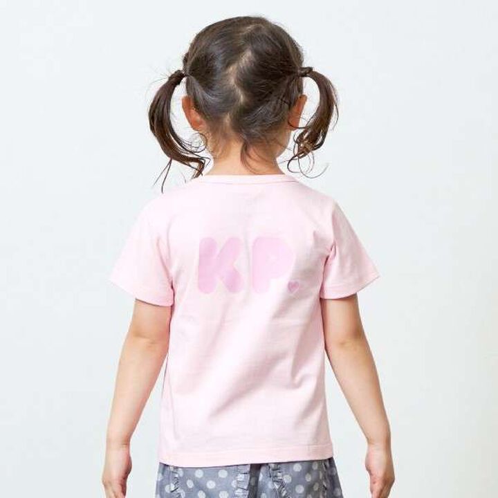 KP Rabbit Back Logo Short Sleeve T-Shirt [100-130],Pink, medium image number 16