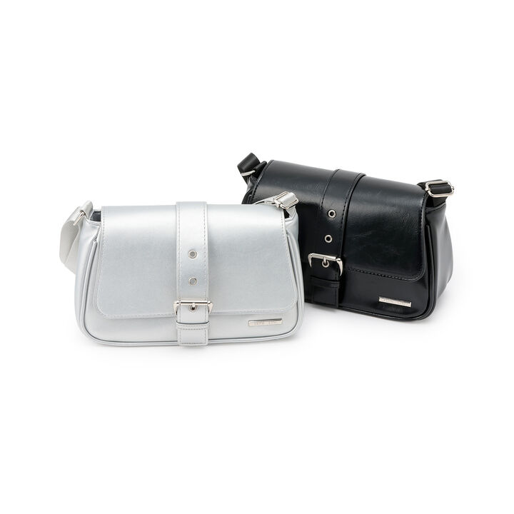 Flap Shoulder Bag,Ivory, medium image number 6