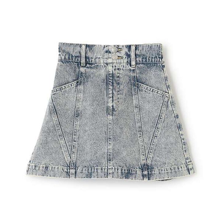 Chic Contrast Skirt,Blue, medium image number 10