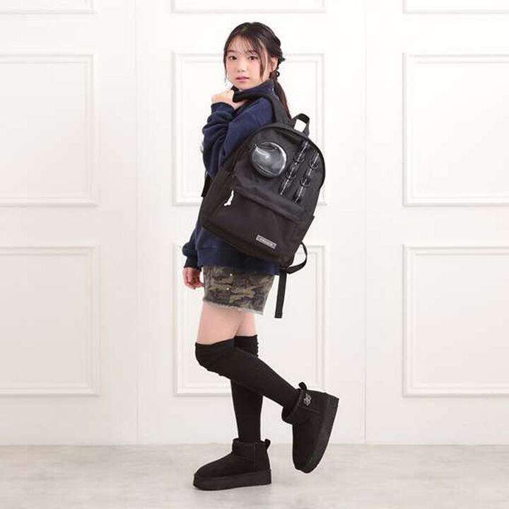 Mall-Style Multi-Pocket Backpack,Black, medium image number 18
