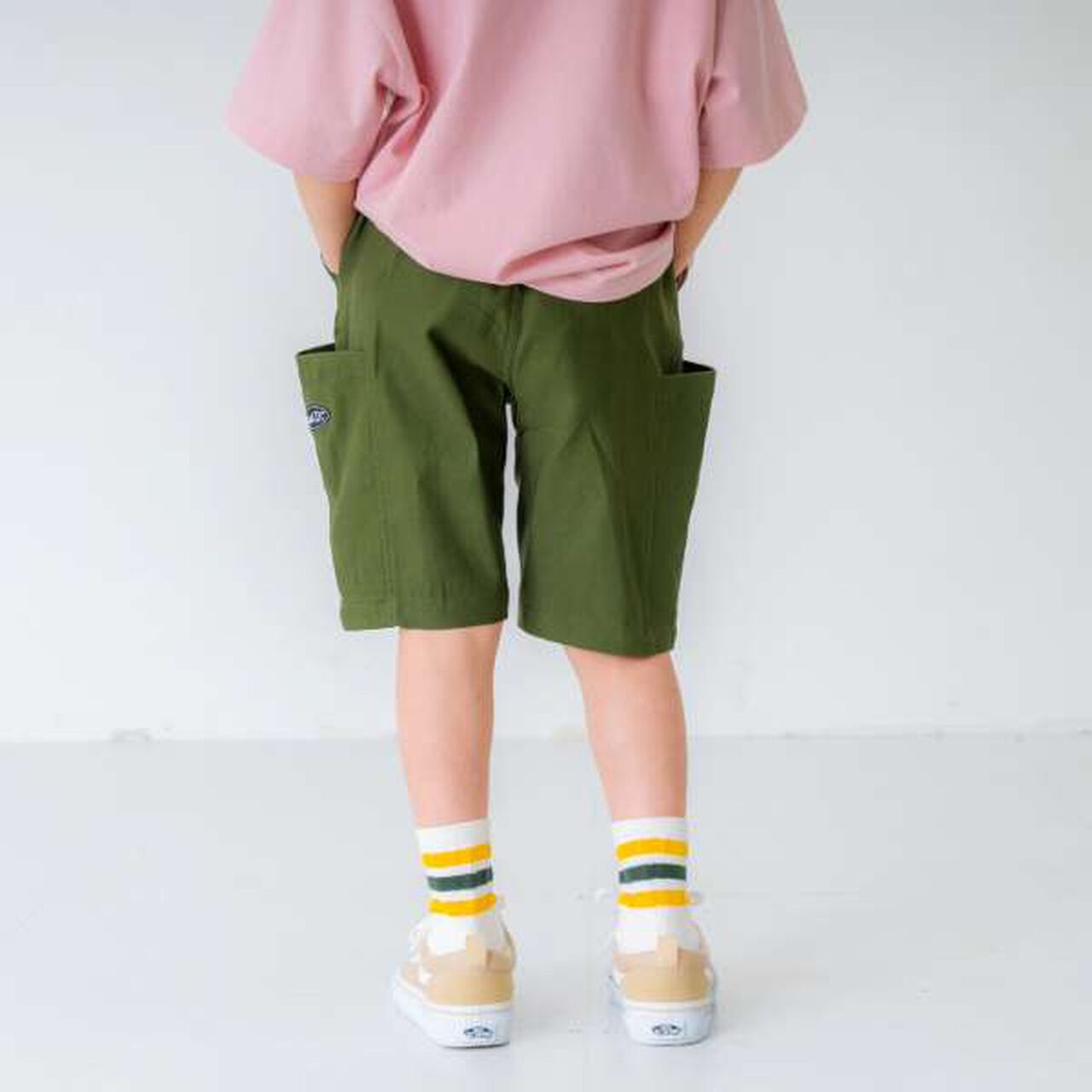 Big Pocket Shorts,Khaki, large image number 2