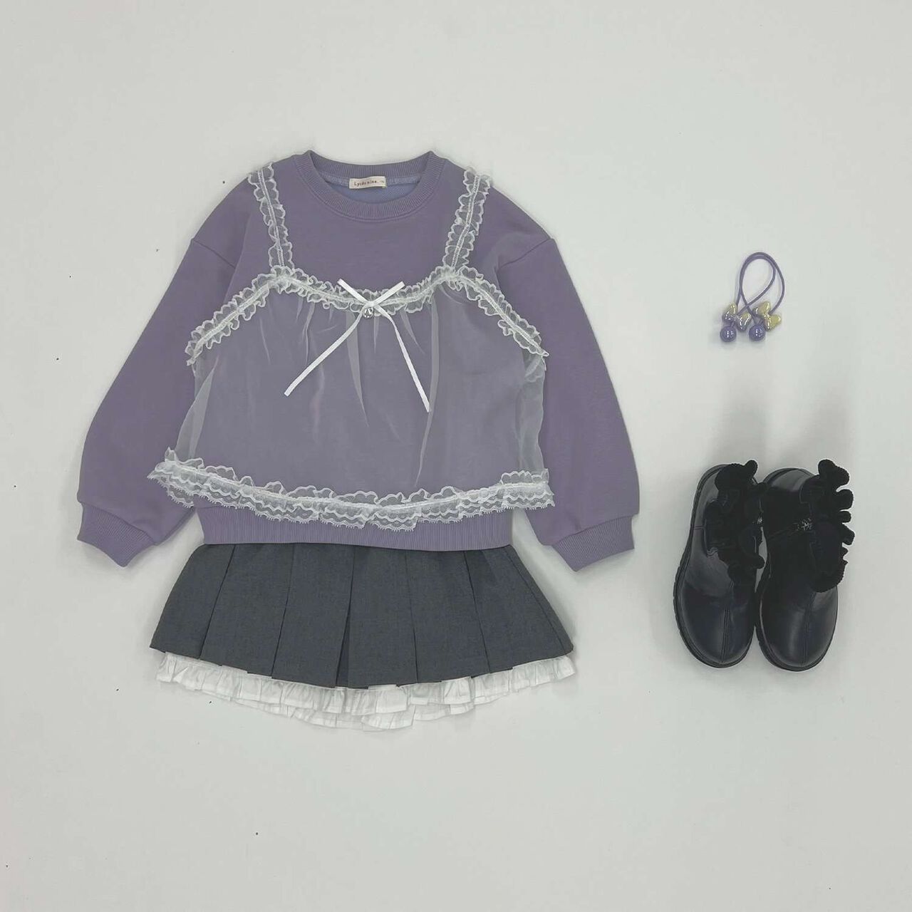 [Lycee Mine Ballet Series] Camisole Ducky Sweatshirt,Moderate pink, large image number 15