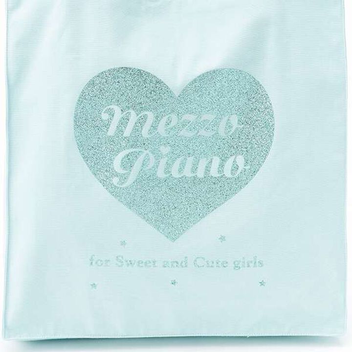 25th Anniversary Sparkling Heart Logo Tote,Light blue, medium image number 3