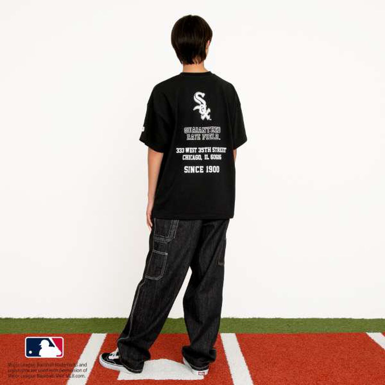 [MLB] Team Logo Print Short Sleeve T-Shirt,Milky white, large image number 18