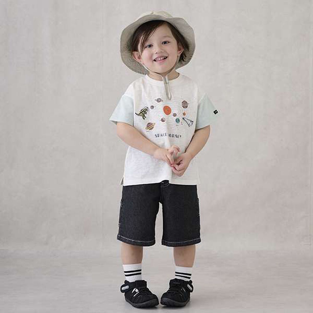 Painter Half Pants,Blue, large image number 38