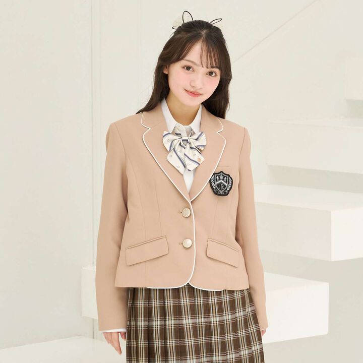 [Graduation/Ceremony/Freshers] Emblem Piping Jacket,, medium