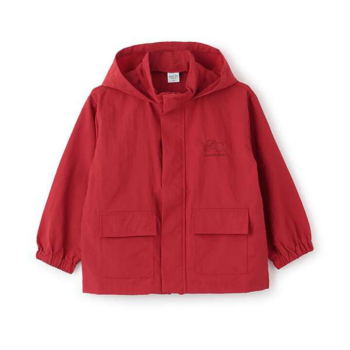Stand Collar Windbreaker,Red, medium image number 20