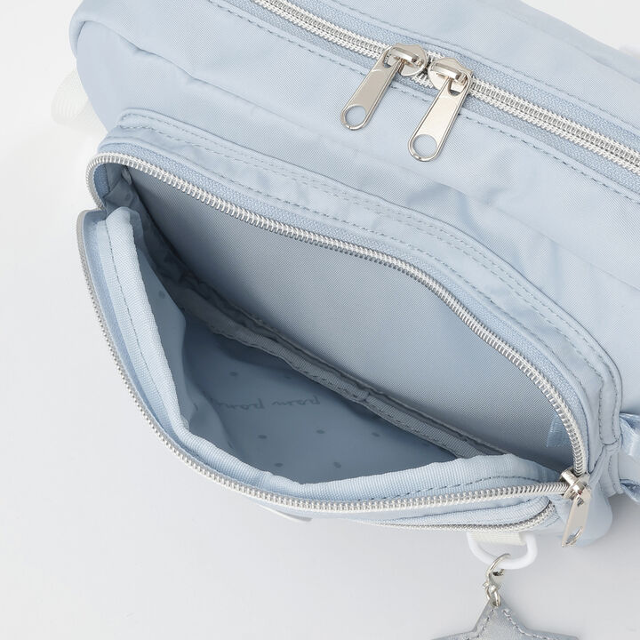 Casual Shoulder Bag with Bottle Holder,Light blue, medium image number 7