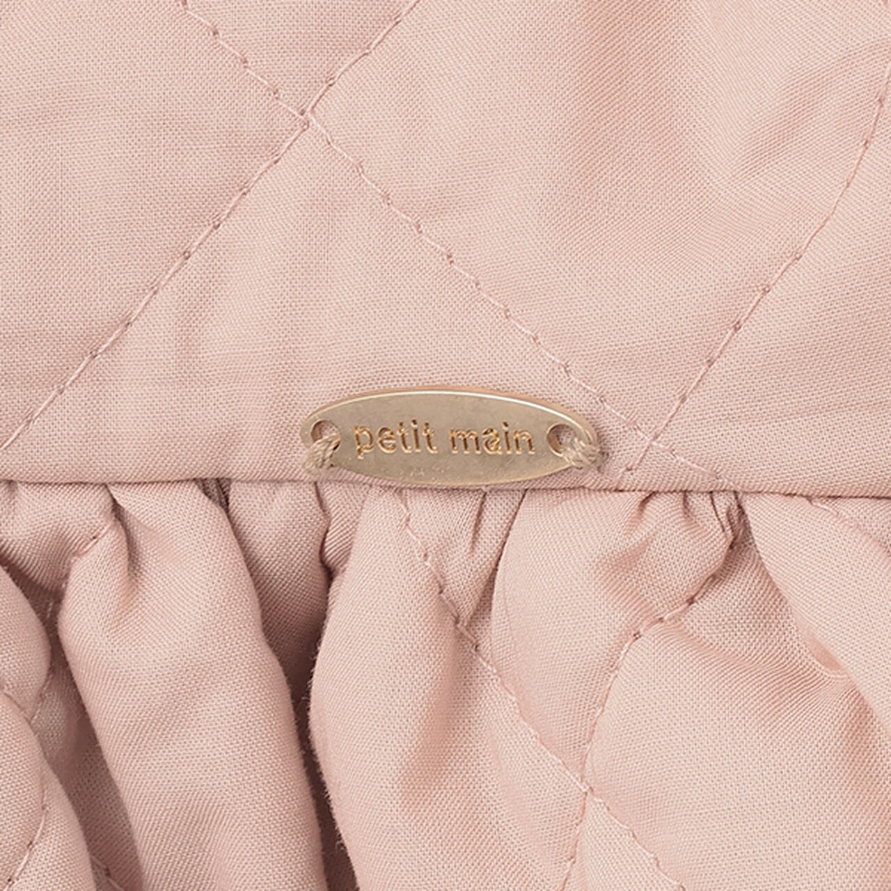 Quilted Jumper Skirt,Light pink, large image number 4