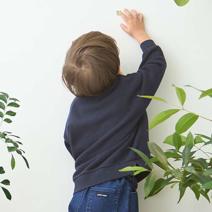 Embroidered Toy Motif Sweatshirt,Navy, medium image number 8