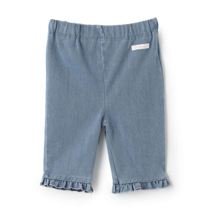 [Cool Touch] 3/4 Length Hem Frill Leggings,, medium