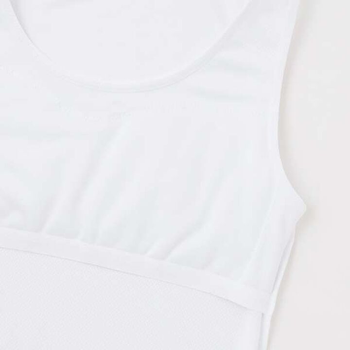 DRY Mesh Tank Top,White, medium image number 5