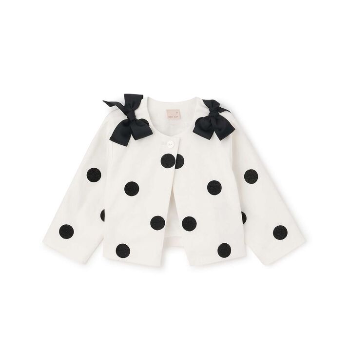 Ribbon Short Jacket,Navy, medium image number 5