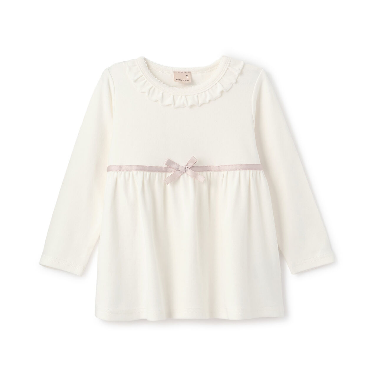 Fluffy and Soft Cut Tunic,Ivory, large image number 0