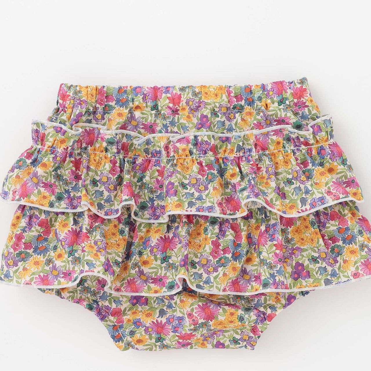Sustainable Liberty Bib & Bloomer Set [Made in Japan],Red, large image number 4