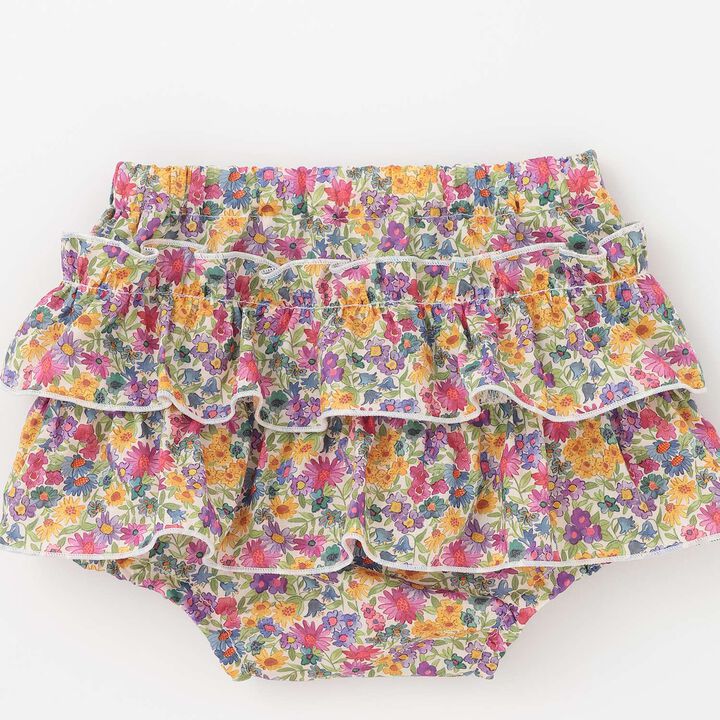 Sustainable Liberty Bib & Bloomer Set [Made in Japan],Red, medium image number 4