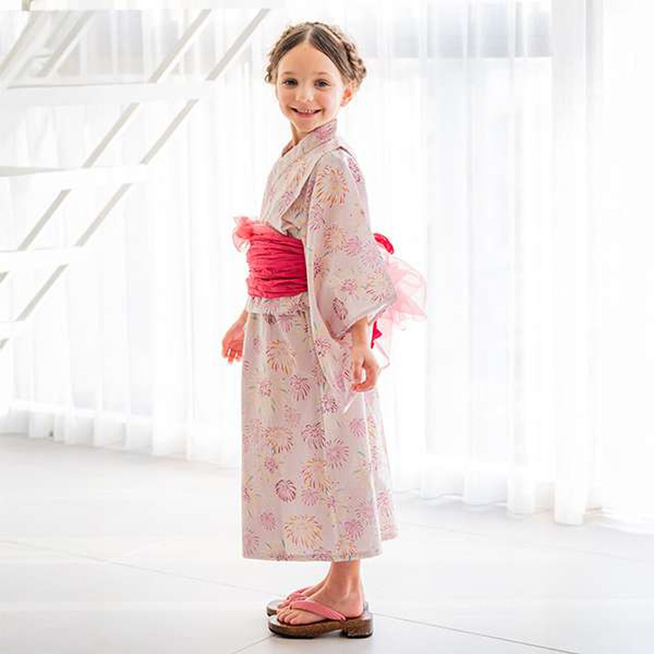 Fireworks Yukata Set,Off white, large image number 21