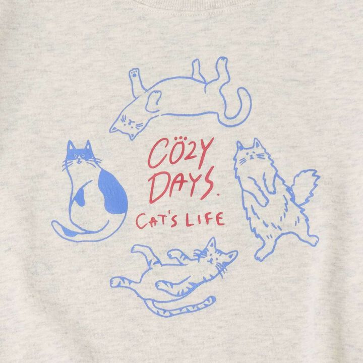 [365D.] Sweatshirt OFUZAKE Pattern Wide Pullover,Milky white, medium image number 15