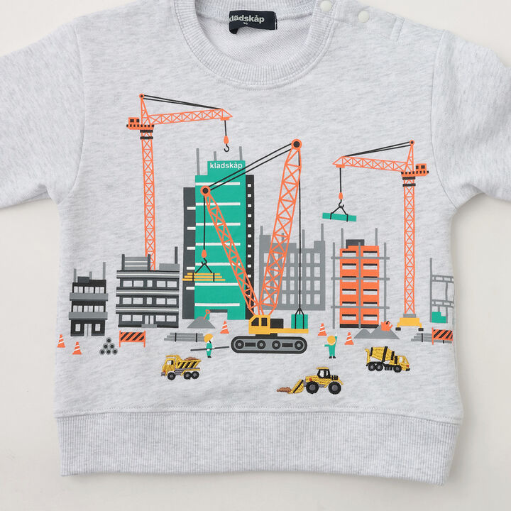 Construction Site Sweatshirt,Emerald green, medium image number 4
