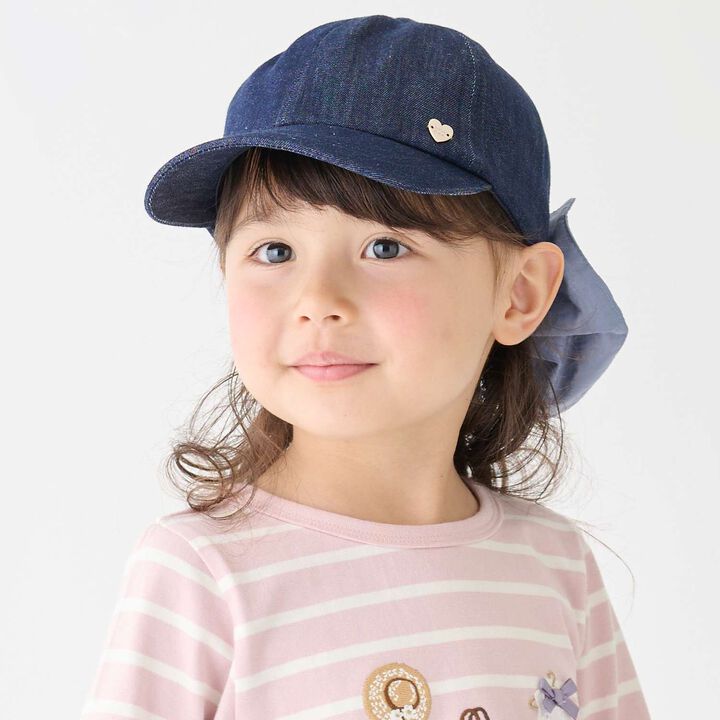 [UV Processing] Sunshade Ribbon Cap,Blue, medium image number 0