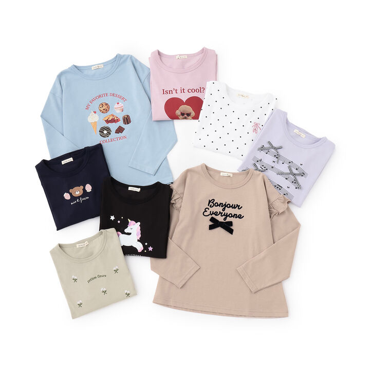 [100% Cotton] Muteki T. [Stain Resistant/Quick-Dry/UV] 8-Pattern A-Line T-Shirt,Navy, medium image number 16