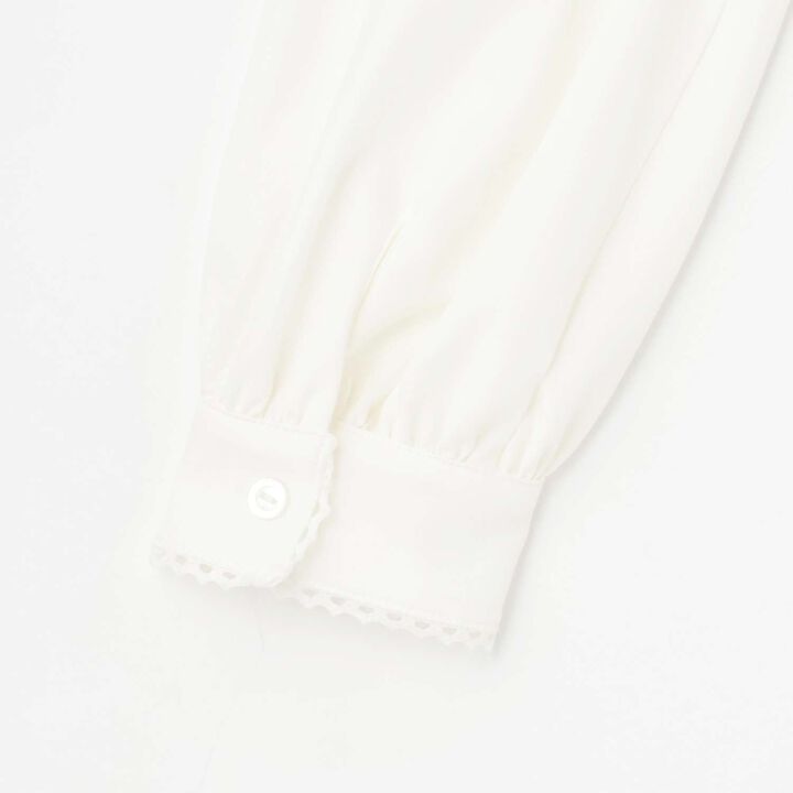 [Graduation Attire] Removable Ribbon Shirt,Off white, medium image number 8