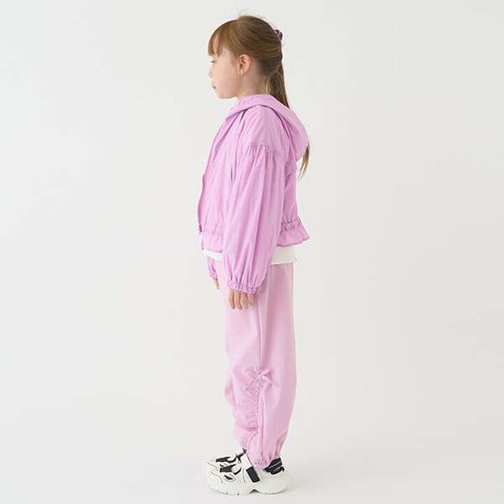 Water-Repellent Drawstring Pants,Lavender, medium image number 7