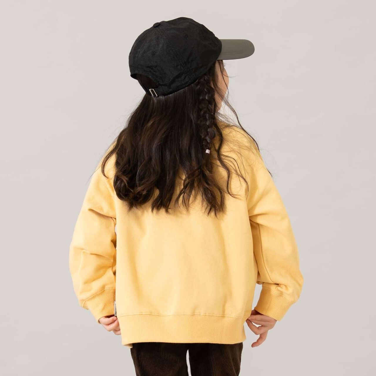 [365D.] [Matching with Dad] Raglan Sweatshirt Assortment Logo Pullover,Charcoal gray, large image number 3