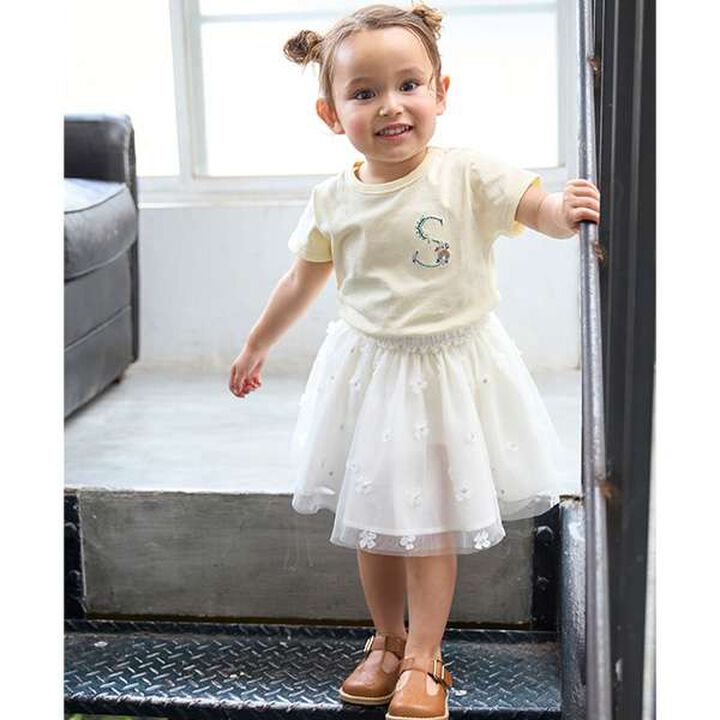 [Affordable] Alphabet T-Shirt,Black, medium image number 3