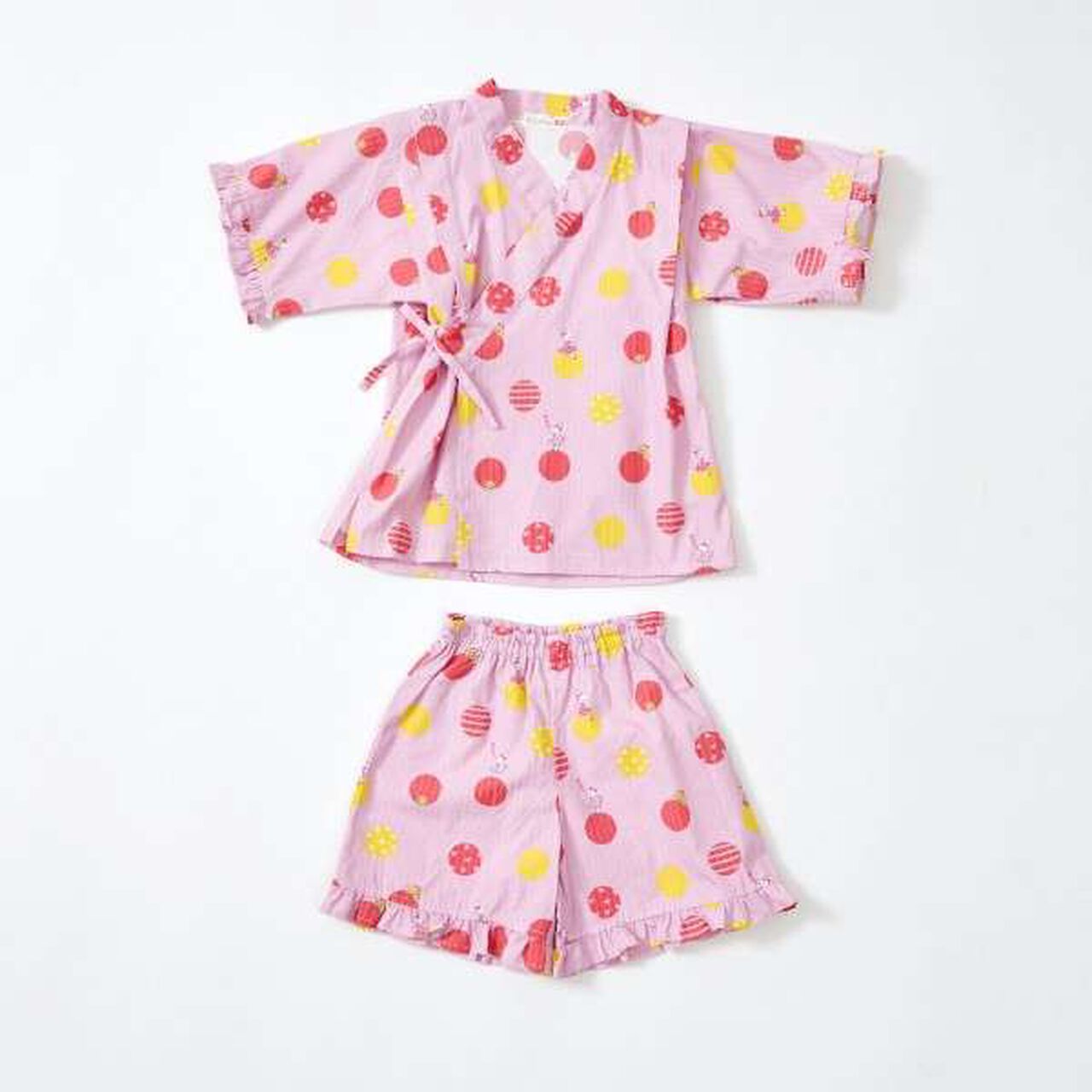 KP Polka Dot Pattern & Mimi-chan Jinbei,Yellow, large image number 2