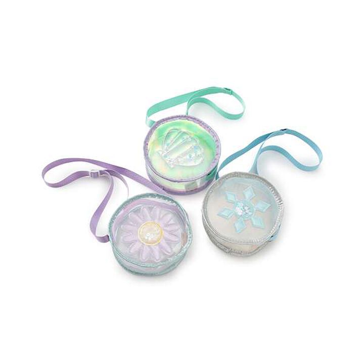 Sparkling Motif Small Shoulder Bag,Lavender, medium image number 8