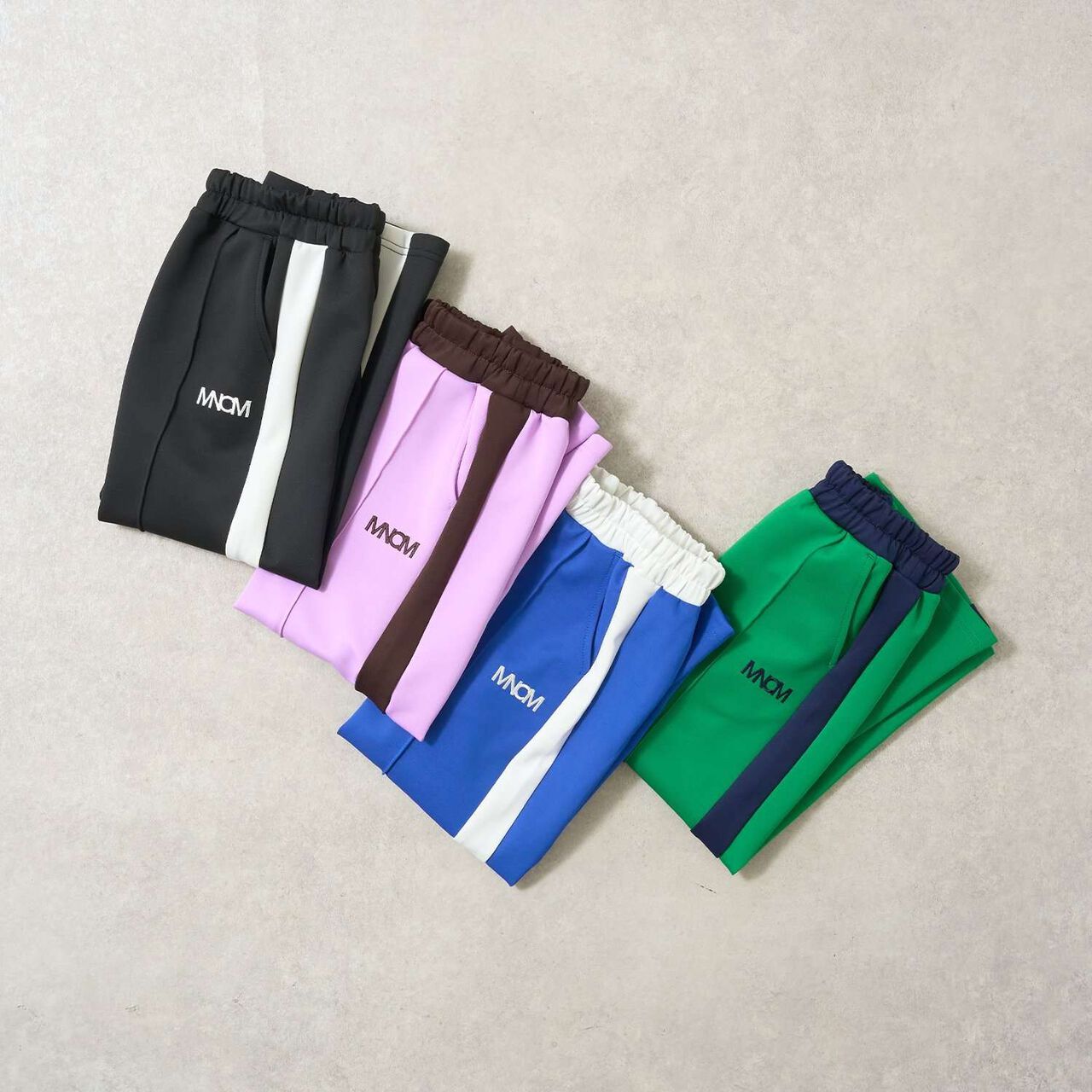 [MNCM] Coordinatable Setup Track Pants,Green, large image number 12