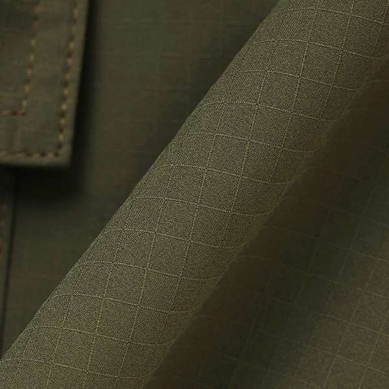 [Easycare] Poly Lip Half Cargo Pants,Khaki, large image number 10