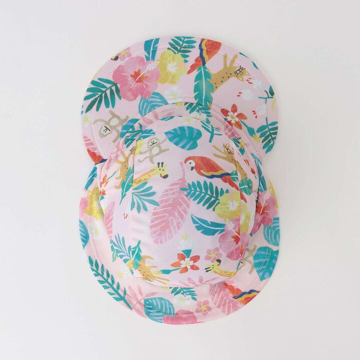[SWIM] All-Over Pattern Swim Cap with Sunshade,Turquoise, medium image number 6