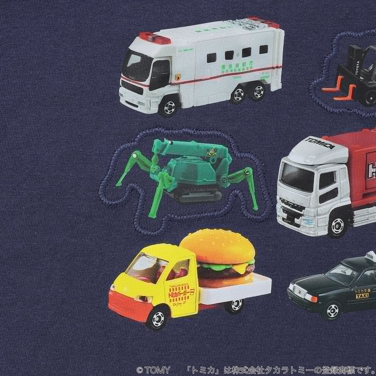 [Tomica] Photo Print T-Shirt for Boys Kids Children's Clothing,Navy, large image number 18