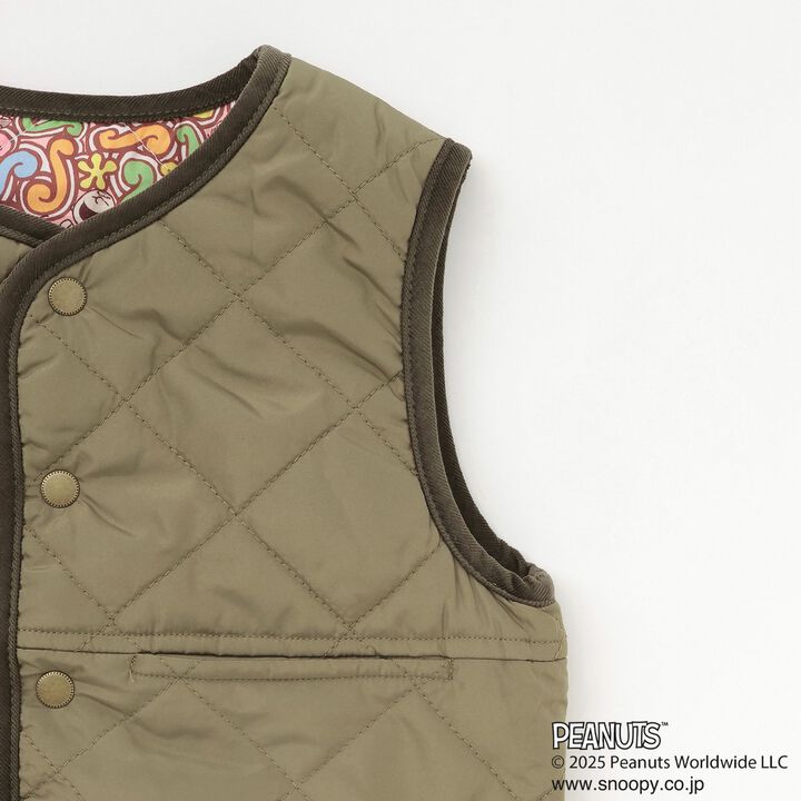 [PEANUTS] Reversible Vest,Black, medium image number 6