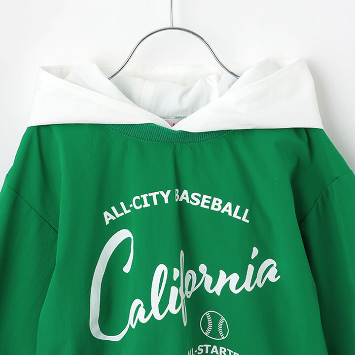 [4 WAY Stretch] [Water-Repellent] Nylon T-Shirt,Navy, medium image number 2