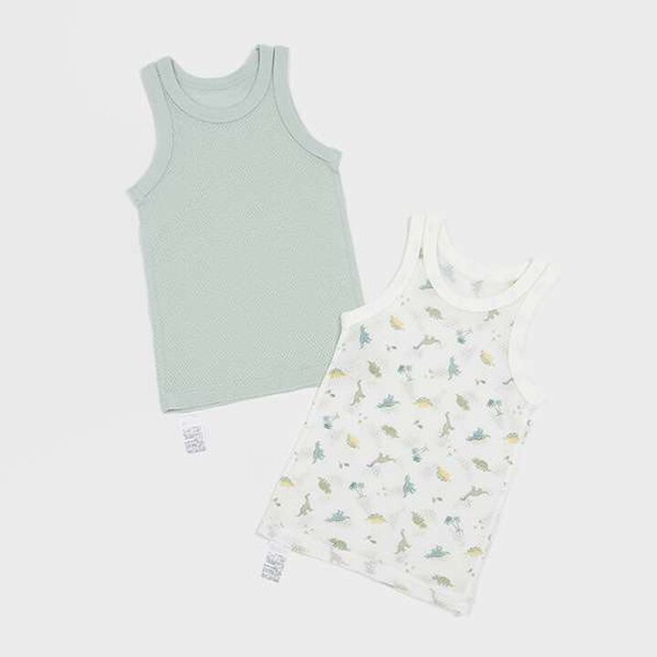 Mesh Tank Undergarment 2P,Light blue, medium image number 10