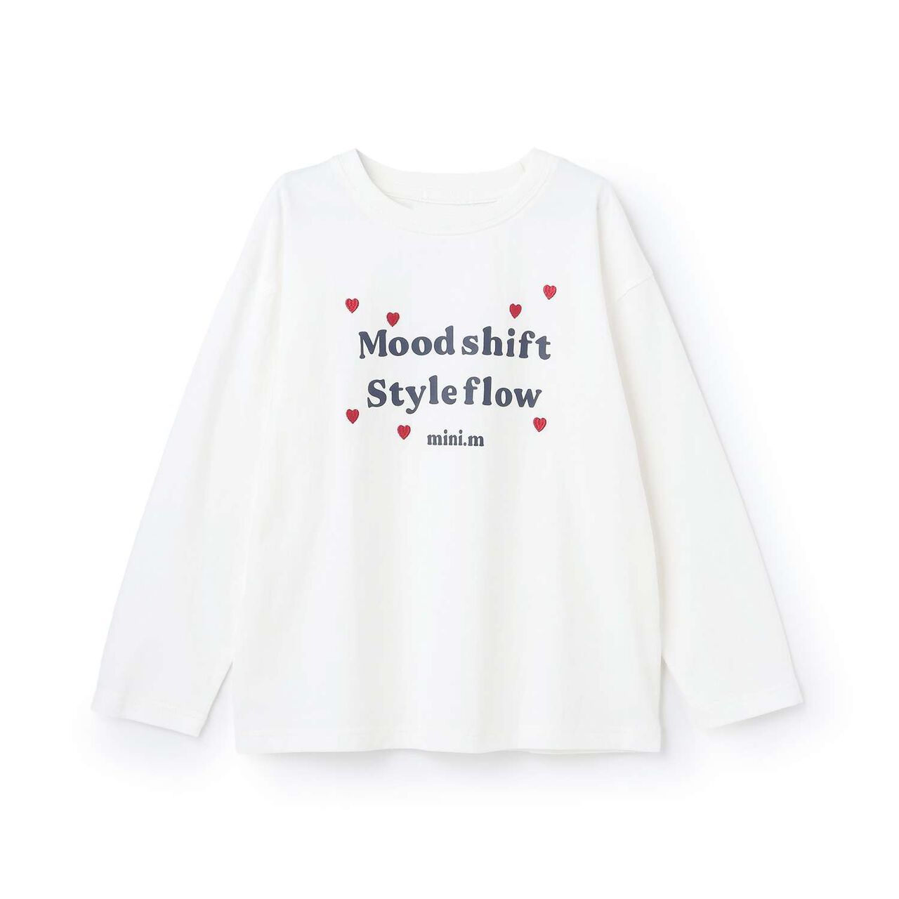 100% Cotton Heart & Flower Long-Sleeve T-Shirt,Pink, large image number 8