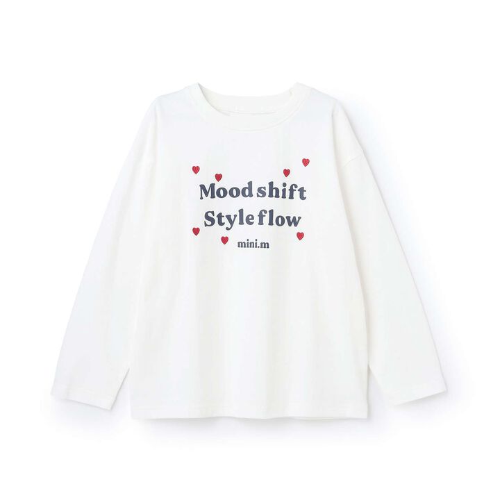 100% Cotton Heart & Flower Long-Sleeve T-Shirt,Pink, medium image number 8