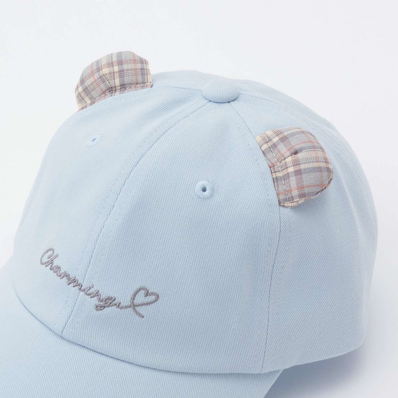 Checkered Bear Low Cap,Sax blue, large image number 2