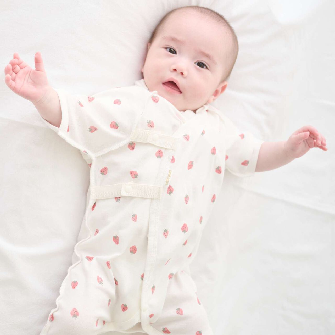 [Weak Acidity] Combination Bodysuit,Cream, large image number 1